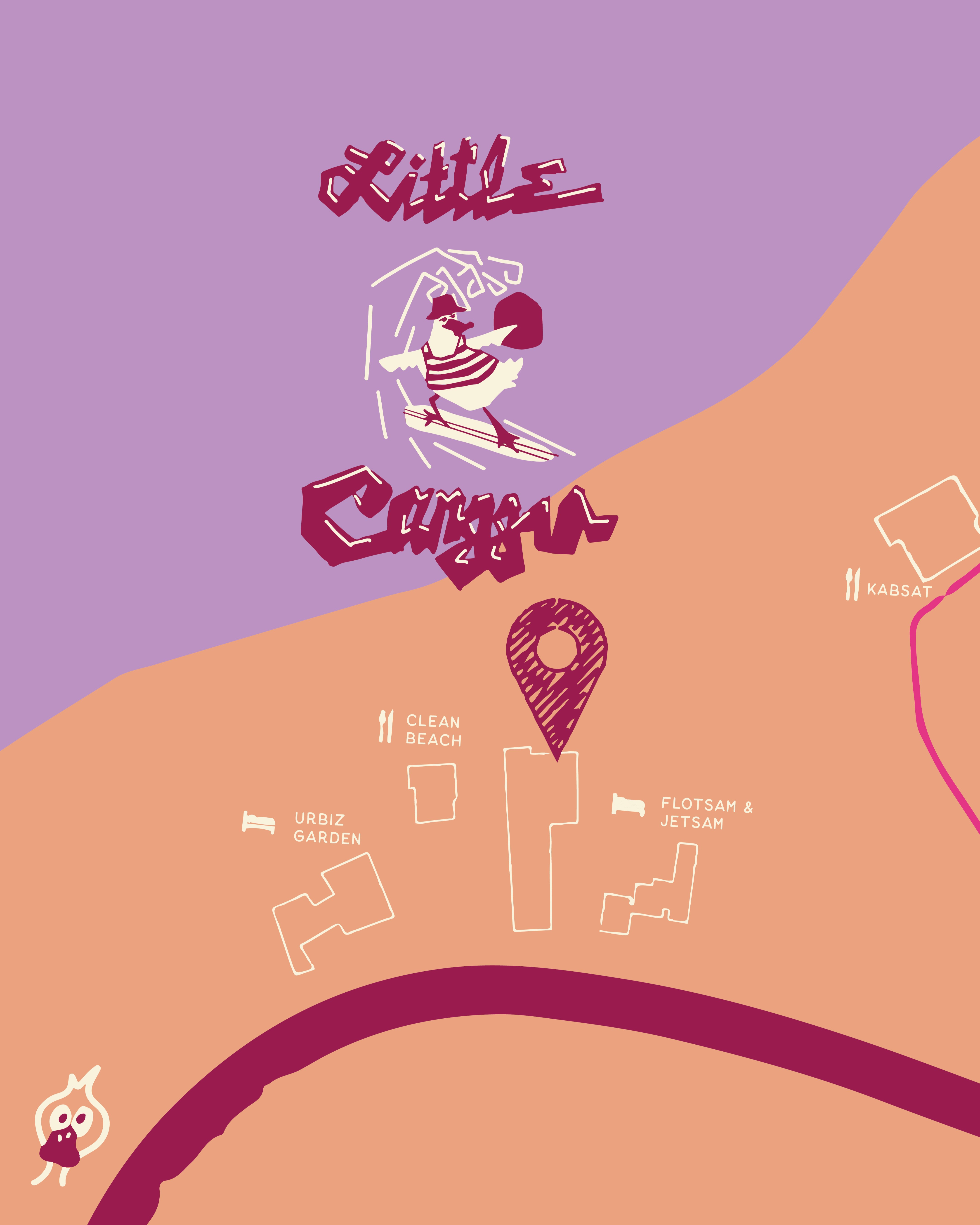 Little Canggu Location Map