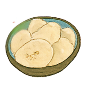Krupuk Udang - prawn crackers served with a sweet soy dip.