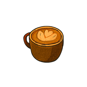 Little Cat Kopi Hot - specialty espresso served hot, delivering rich and robust flavor notes.