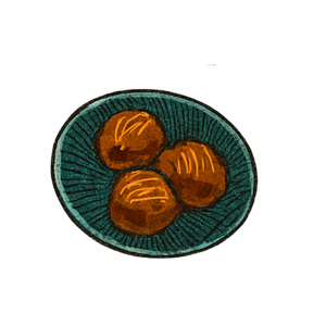 Selai Kacang Balls - crunchy homemade peanut butter balls completely covered in rich Indonesian chocolate coatings.